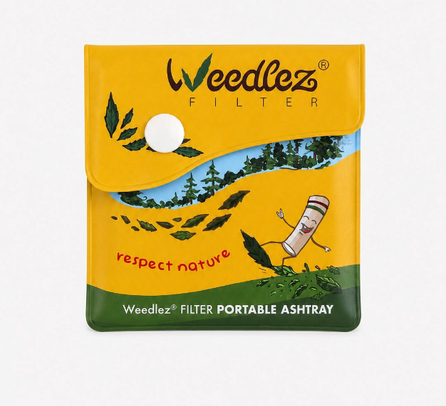 Posacenere Portatile Weedlez – Compatto, Resistente al Calore e Ideale per Ogni Uscita