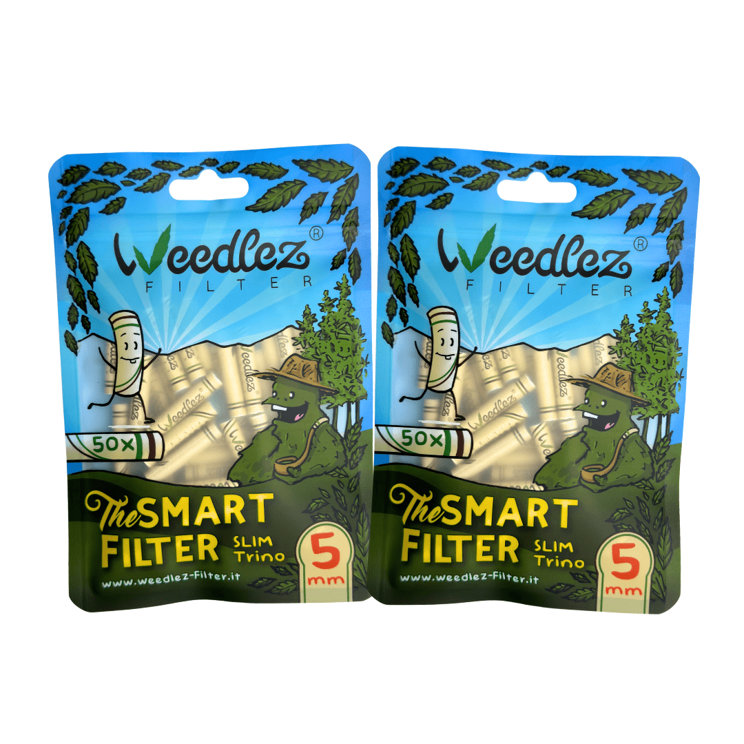 Smart FILTER 100PZ 5MM *SLIM TRINO* - Weedlez®FILTER